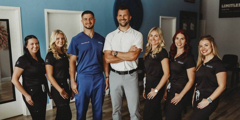 Chiropractor Covington LA Jason O'Rear With Team