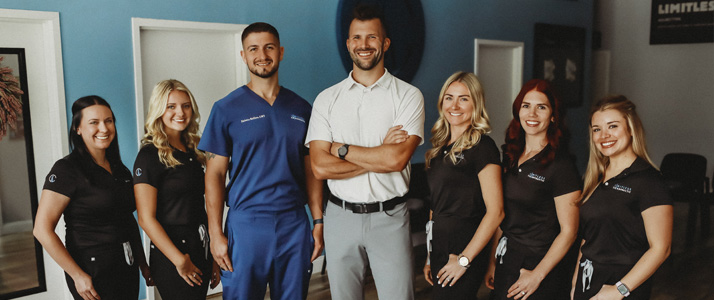 Chiropractor Covington LA Jason O'Rear With Team