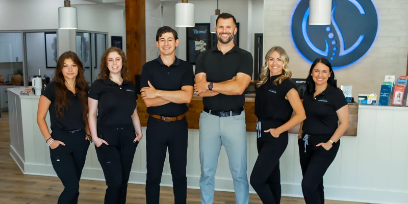 Chiropractor Mandeville LA Jason O'Rear With Full Team